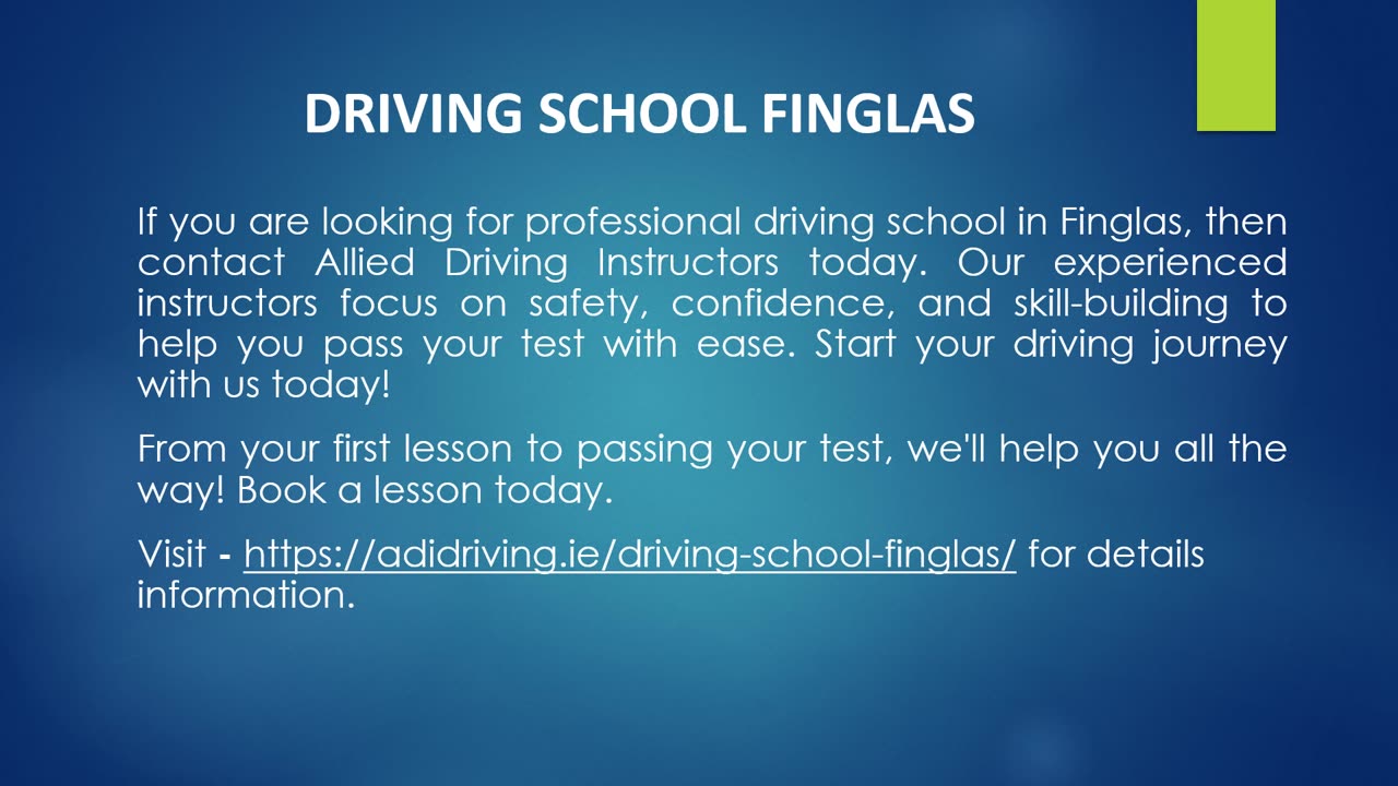 Driving School Finglas