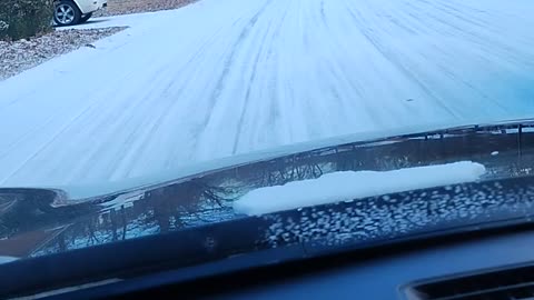 Driving in Mebane NC after snow 1/22/25