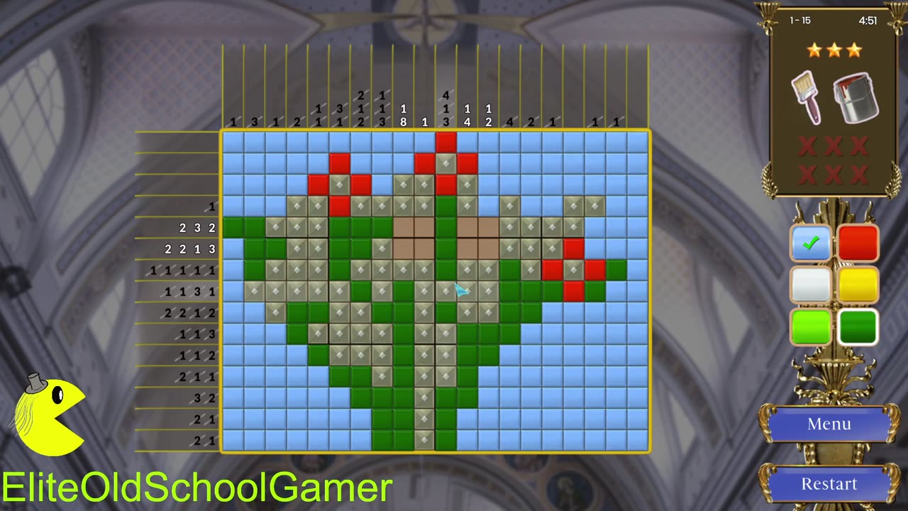 Prime Mosaic - Review and Walk-through - Level 15 - January 2025