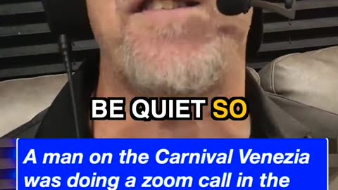 Entitled Man Throws Temper Tantrum on Carnival Venezia over ZOOM