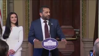 Kash Patel full remarks after being sworn in…