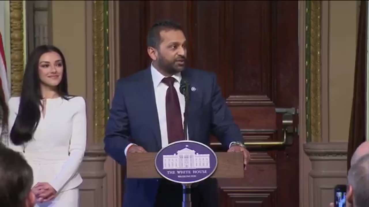 Kash Patel full remarks after being sworn in…