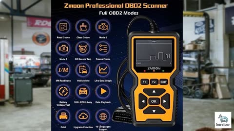 ZMOON ZM201 Professional OBD2 Scanner Diagnostic Tool