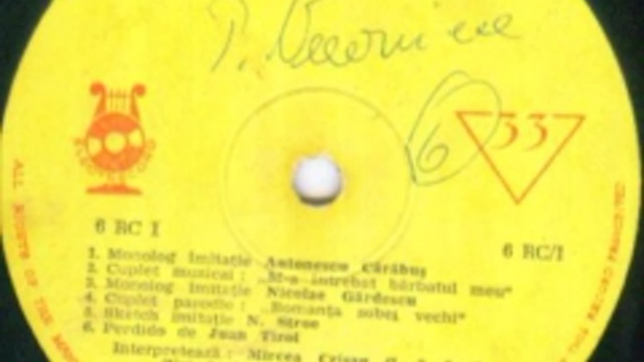Mircea Crisan,Horia Serbanescu si Radu Zaharescu-Sketch Magazia
