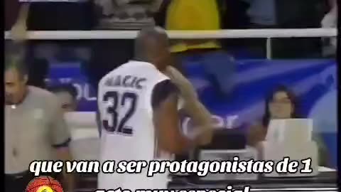 MAGIC JOHNSON CON EL REAL MADRID!! DÍA DE REYES 2002!