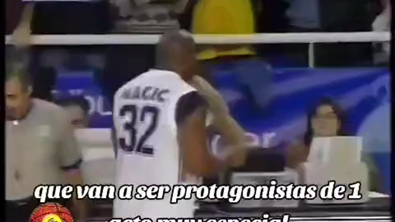 MAGIC JOHNSON CON EL REAL MADRID!! DÍA DE REYES 2002!