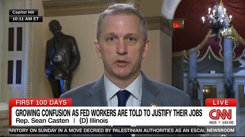 Rep Sean Casten: Federal Employees Didn’t Take Oath to 'Sundowning' 'Incompetent' Trump