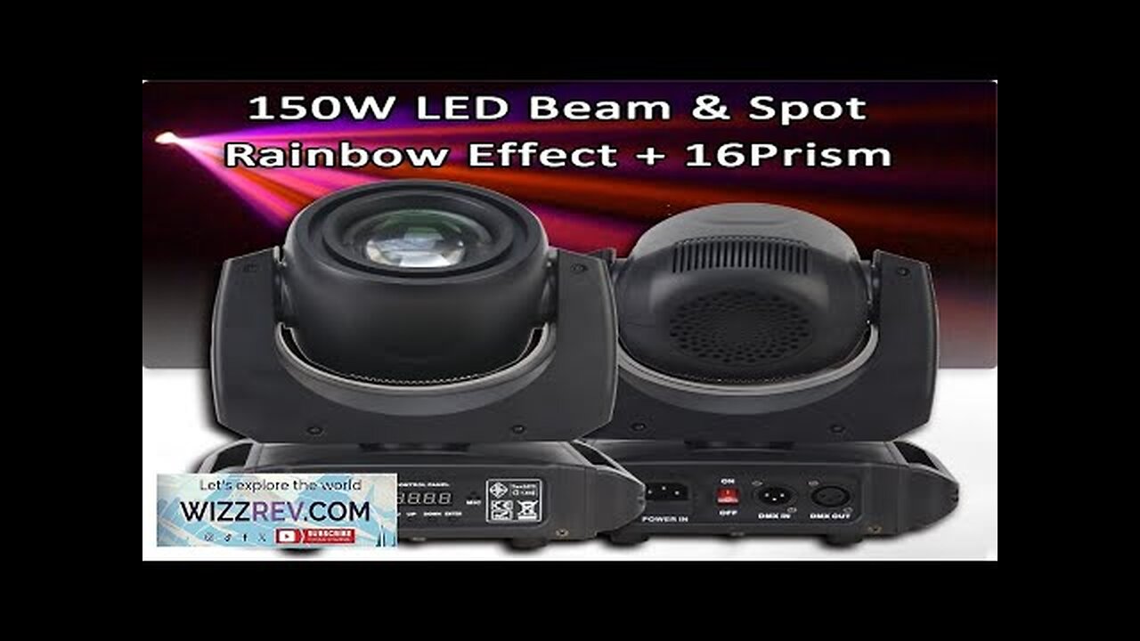 150W Beam Moving Head Light Stage Light Effect Projector DMX512 For DJ Review