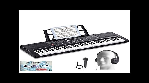 VEVOR 61 Key Digital Keyboard Piano Electric Portable 200 Tones 200 Rhythms Review