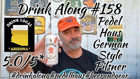 Drink Along w #beerandgear 158: Pedal Haus German Style Pilsner 5.0/5*