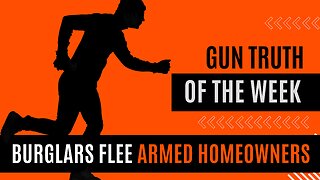 98.8% of Burglars Flee When Confronted by an Armed Homeowner