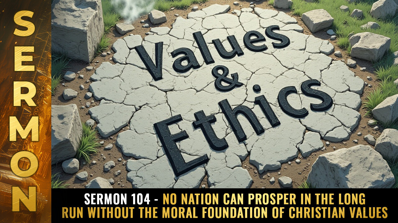 Sermon 104 - No nation can PROSPER in the long run without the moral foundation...