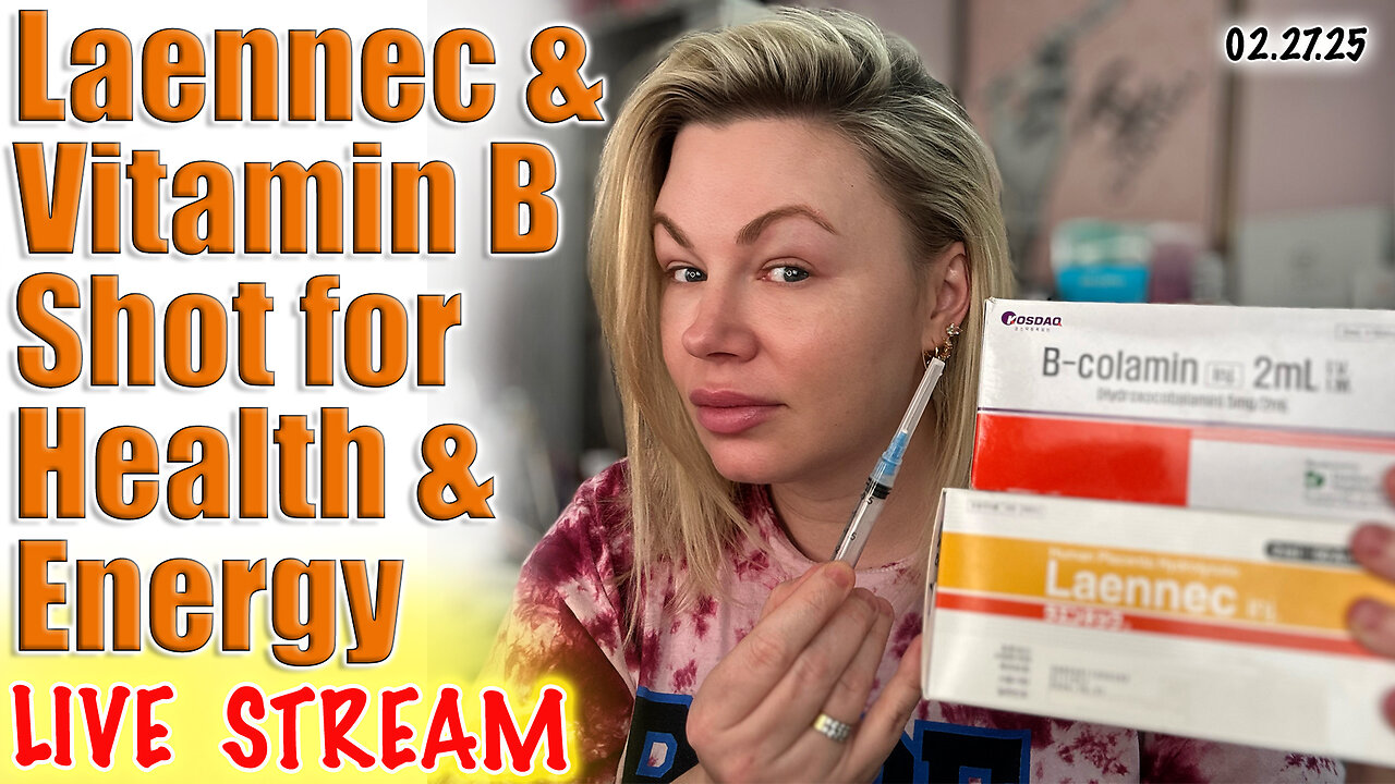 Live Laennec and Vitamin B Shot for Health and Energy, AceCosm.com and code Jessica10 Saves