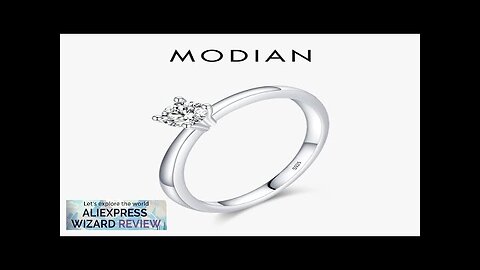 Modian 925 Sterling Silver 10 Hearts Clear CZ Simulated Diamond Simple Wedding Review