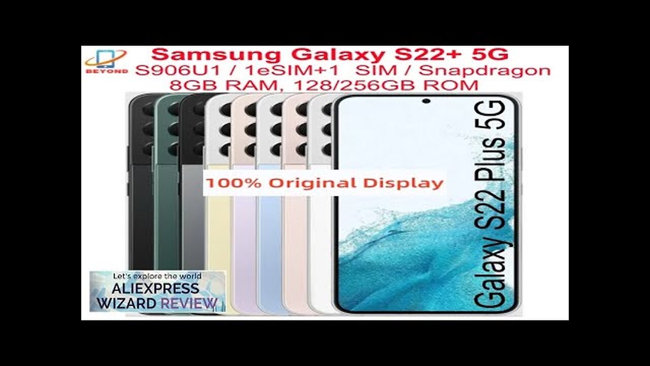 Samsung Galaxy S22 Plus S22+ 5G S906U1 6.6" RAM 8GB ROM 128/256GB Review