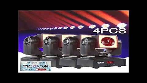 4PCS 60W RGBW LED Beam Strobe Effect Moving Head Stage Lighting Club Review