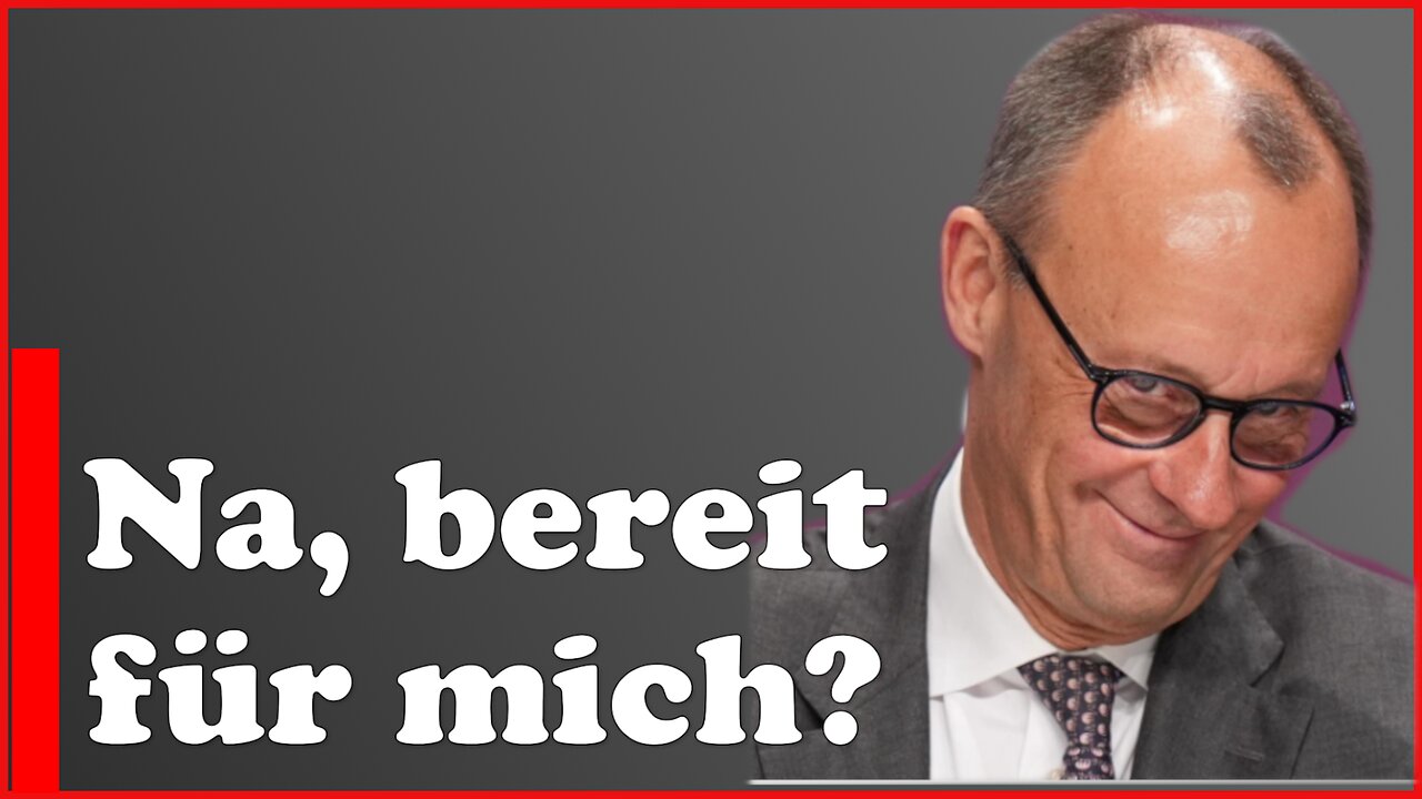 Friedrich Merz für Kanzler, bereit eure Stimme zu geben oder seid ihr gegen die Demokratie?