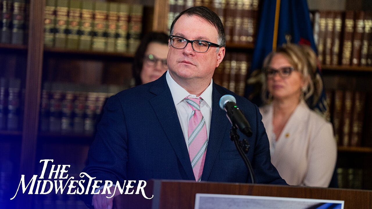 House Speaker Matt Hall speaks to reporters at the Michigan Capitol