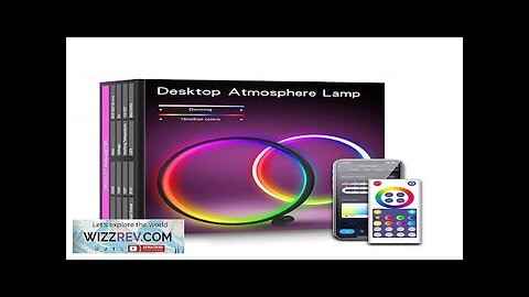 10-Inch 46LED Smart Wifi Creative Desk Lamp RGBIC Colorful Desktop Atmosphere Lamp Review