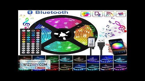 LED Strip Light for Room Decor New 44keys Bluetooth USB Control Review