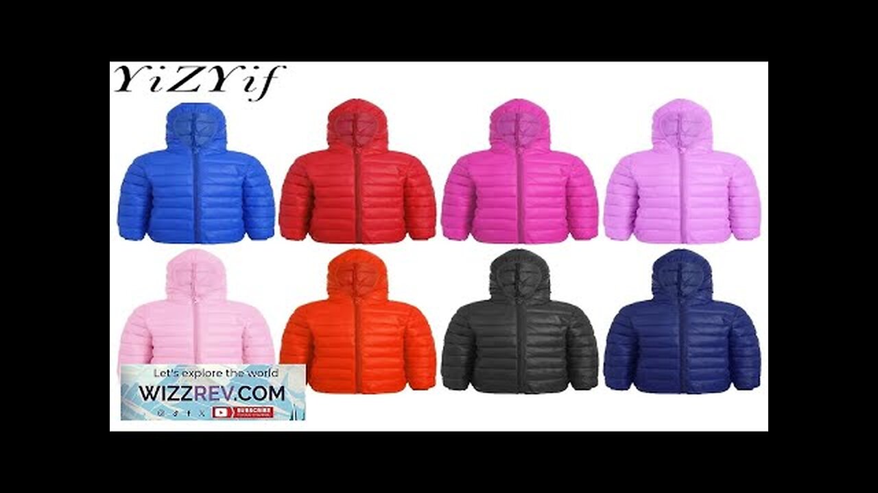 Teens Winter Coat Puffer Jacket Boys Girls Long Sleeve Hoodie Ultra Lightweight Review