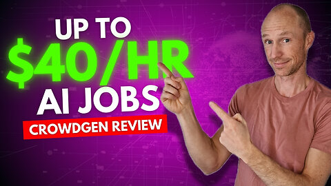 Up to $40 Per Hour for AI Jobs - CrowdGen Review (BIG Appen Update)