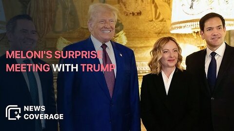 🇮🇹🇺🇸 Italian PM Giorgia Meloni Meets President-Elect Trump at Mar-a-Lago