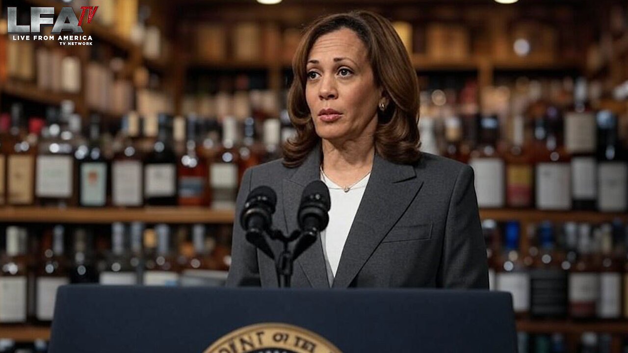 KAMALA PLEDGES TO KEEP DRINKING IN 2025!