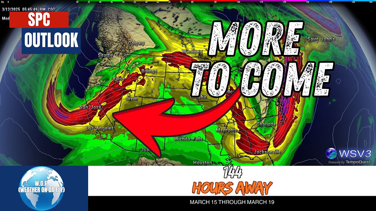 🌩️ Severe Weather Threat: March 15-19 Outlook