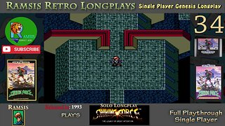 Shining Force | 1993 | GEN | Episode 34 | Full Playthrough and Let's Play | Chapter 8 | #34