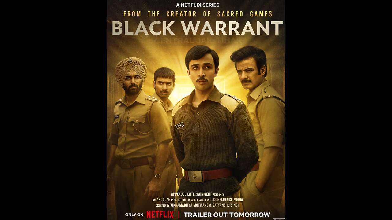 Black Warrant | Official Teaser #vikramadityamotwane #zahankapoor #rahulbhat #netflixindia #tvseries