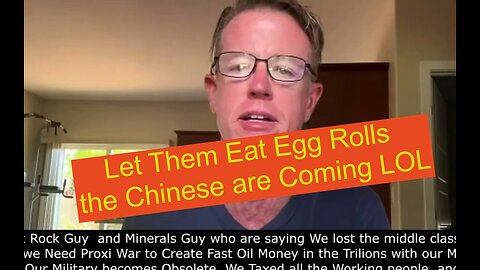 Let Them Eat Egg Rolls the Chinese are Coming