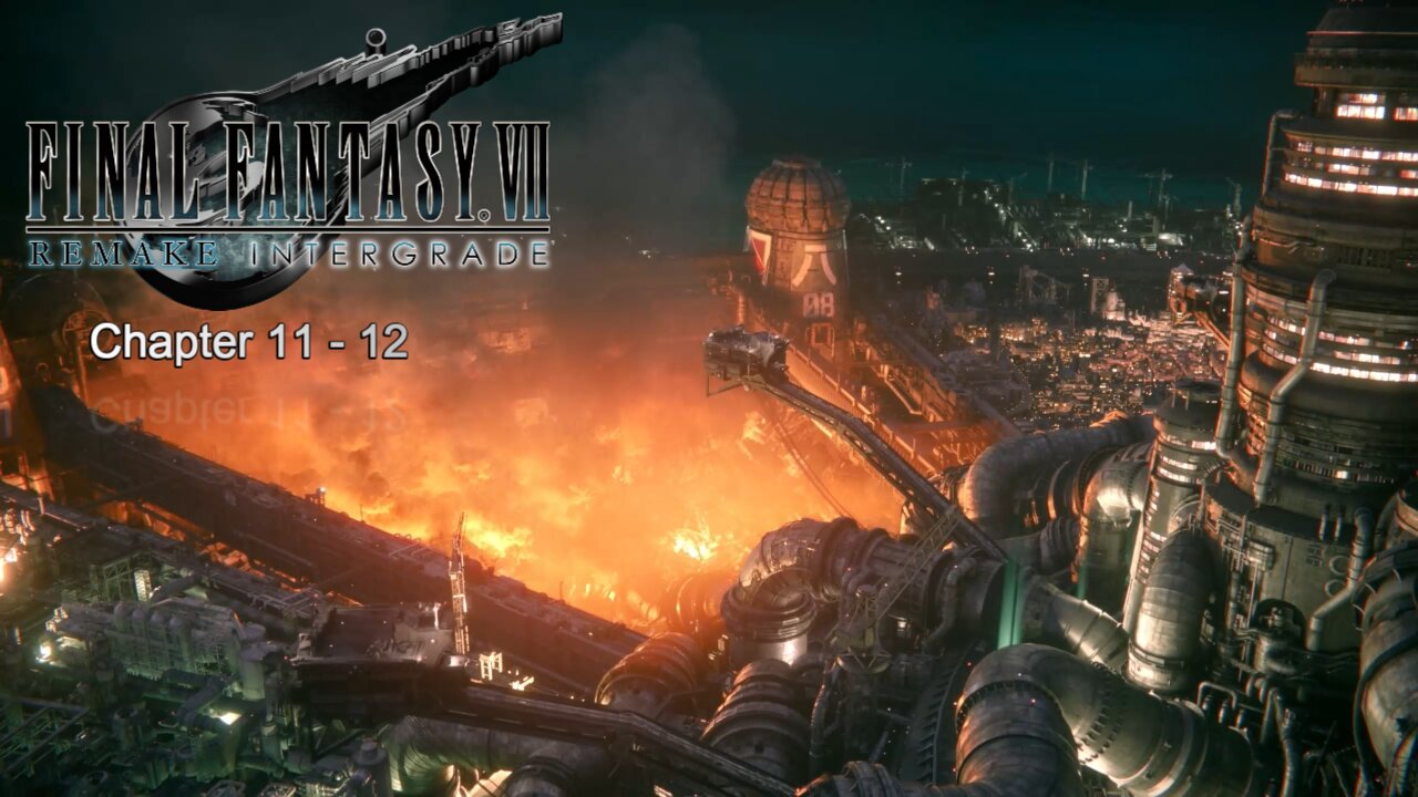 PC Final Fantasy 7 Remake Story Walkthrough No Commentary - Chapter 11 and 12