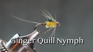 Ginger Quill Nymph