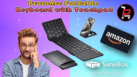 ProtoArc Foldable Bluetooth Keyboard – Boost Your Productivity on the Go!