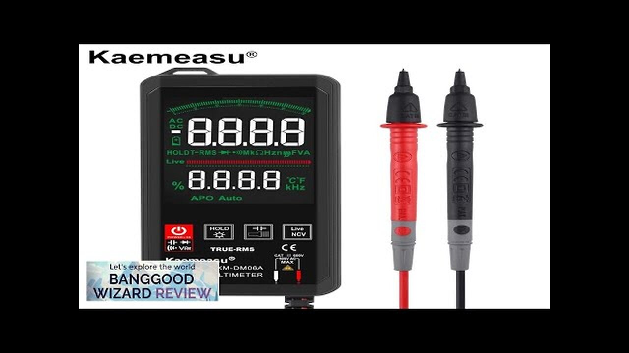 Kaemeasu KM-DM06A 6000 Counts Smart Mini Touch Digital Multimeter with Color Screen Review