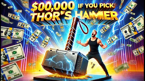 💰 $10,000 If You Pick Up Thor’s Hammer! ⚡️🔨