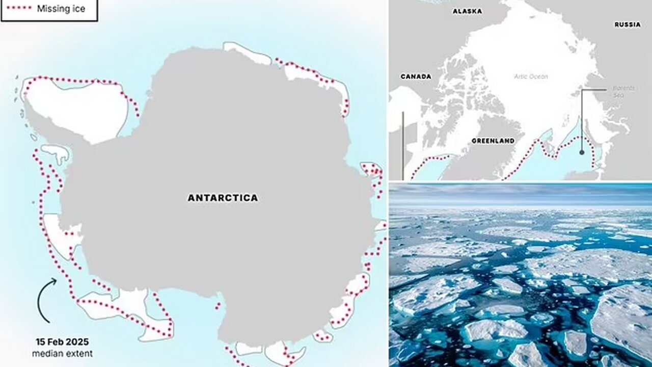 Sea Ice Crisis: Record Low at Arctic & Antarctic
