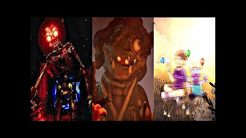 FNAF Security Breach Ruin DLC - ALL ENDINGS (Scooper, True, Fredbear)