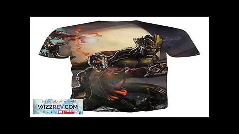 Guardians of the Galaxy Cartoon Theme Team Battle Dope T-shirt Review