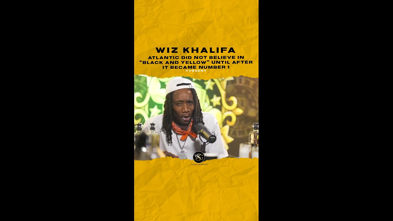 @wizkhalifa Atlantic did not believe in “Black & Yellow” until after it became number 1