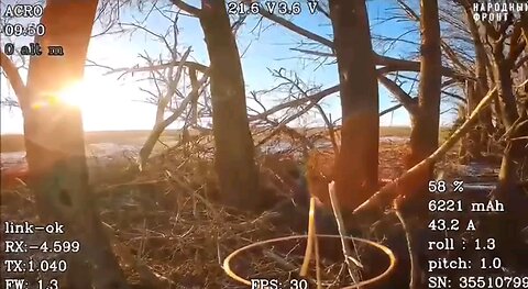 FPV drones using fiber optics hitting various Ukrainian Armed Forces equipment in the Kursk region.