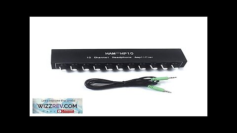 HAM-HP10 10 Channel Stereo Headphone Amplifier 1 Input 10 Output 12dB Gain Review