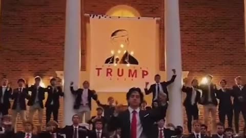 Frat bros celebrate Trump's win