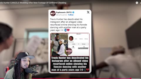 Travis Hunter CANCELS Wedding After New Footage Of Girlfriend Cheating