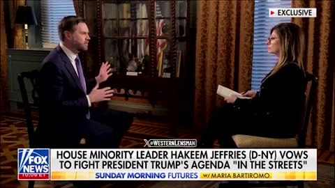 JD Vance just methodically scorched Hakeem Jeffries and his “Fight in the Streets” rhetoric: