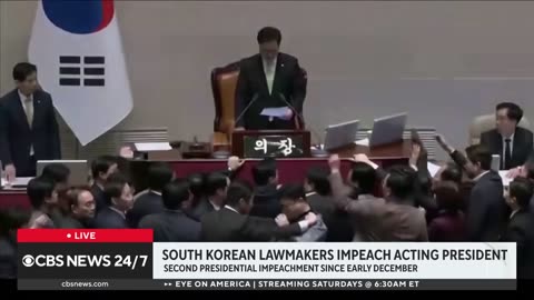 South Korea's president impeached, the 2nd presidential impeachment in a month