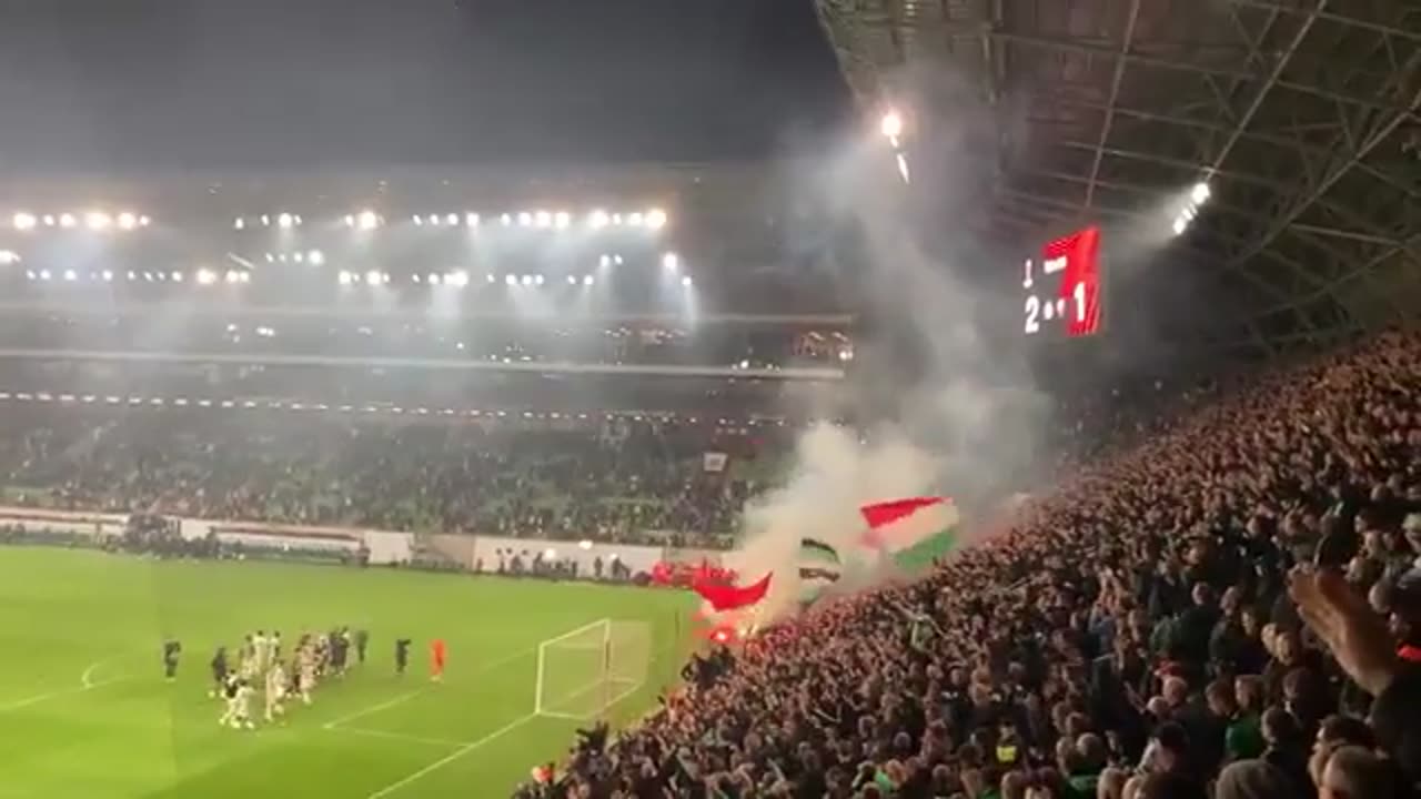 Ferencvaros TC vs Crvena Zvezda (UEFA Europa League) (splendid atmosphere)