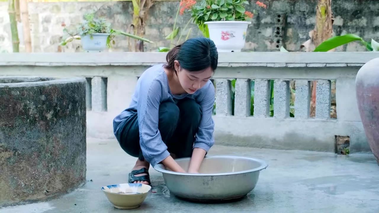 Harvest Luffa to Sell at The Market, Cook Crab Soup & Luffa with Chicken Hearts | Nguyễn Lâm Anh