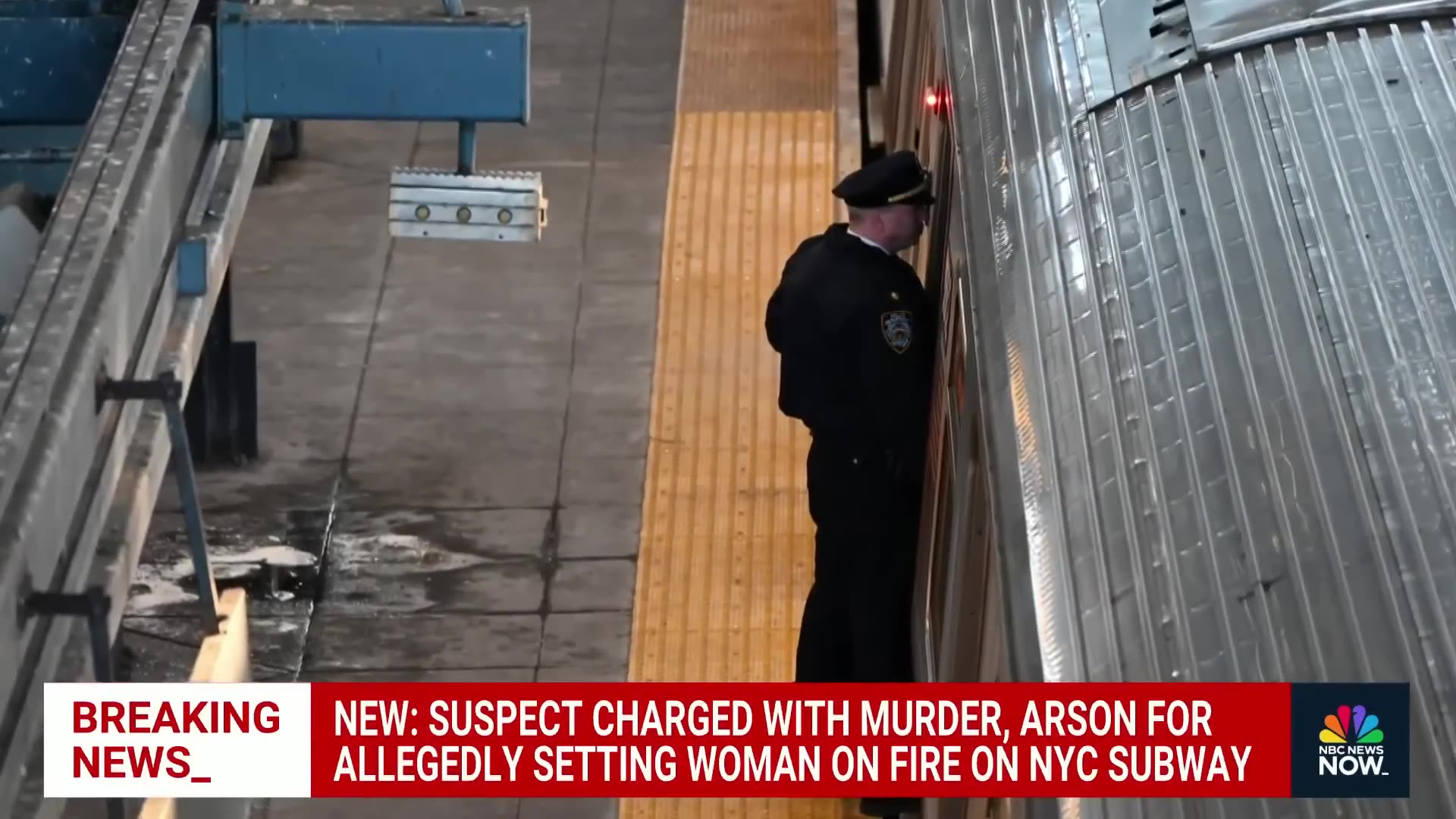 Man suspected of setting a woman on fire on NYC subway was in U.S. illegally